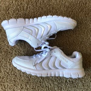 White Dixing Shoes Worn Once!!